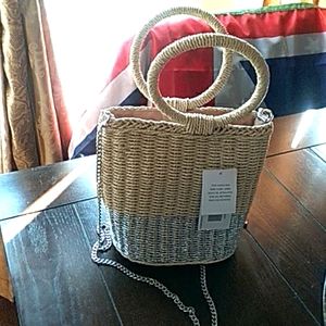Straw bag